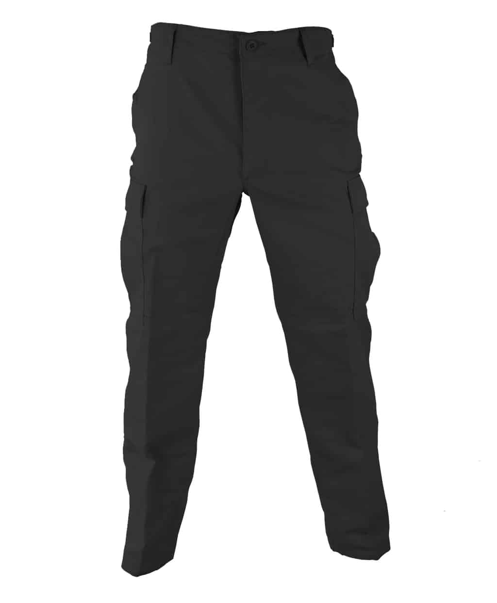 BDU Combat Trouser, Button Fly, 65%/35% Poly Cotton Blend in Black ...